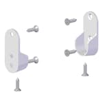 Klädstångsfäste Lundbergs Vägg Wide 2-Pack