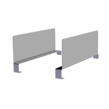 Bokstöd Lundbergs Wide Vit 300x100 mm