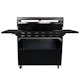 Gasolgrill Kobe 6+1 Brännare Svart Med Gaslock