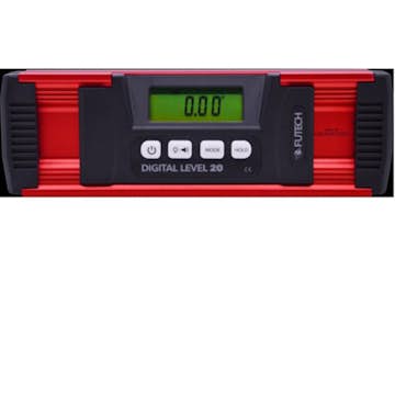 Vattenpass Futech DL20 Digitalt med Magnet 20 cm Med Väska