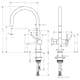 Köksblandare Hansgrohe Talis M54