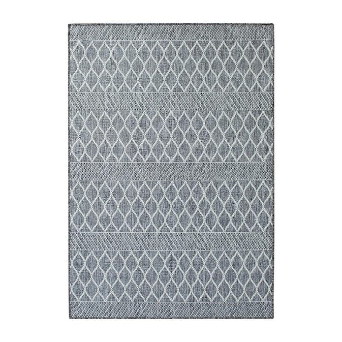 Flatvävd Matta KM Carpets Madrid Bell Grå