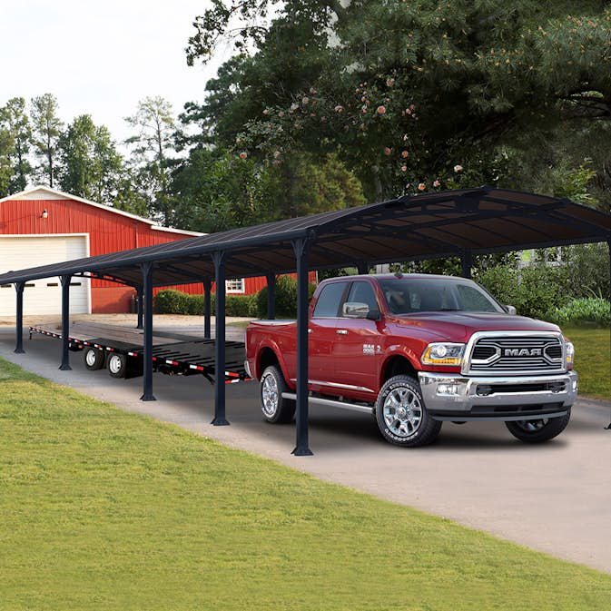 Dubbel Carport Canopia by Palram Arcadia I Metall 3,6x13 m