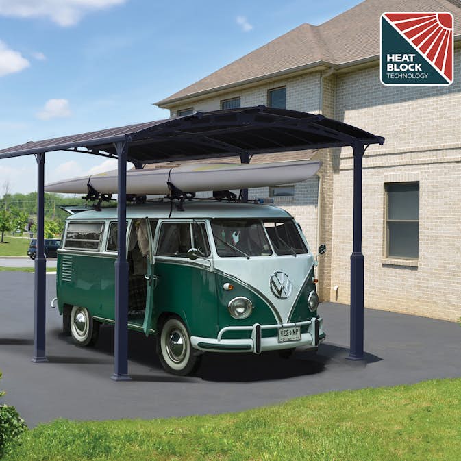 Carport Canopia by Palram Alpine I Metall För Husbil 3,6x6,5 m