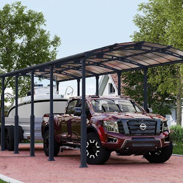 Carport Canopia by Palram Alpine I Metall För Husbil 3,6x13 m