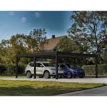 Canopia Oslo Carport i Metall Dubbel i Metall Svart