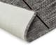 Flatvävd Matta KM Carpets Madrid Square Grå/Svart