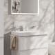 Tvättställsblandare Hansgrohe Tecturis E 80 CoolStart utan Bottenventil