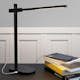 Bordslampa Halo Design Office Adjust Light USB Svart