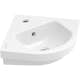 Hörntvättställ Villeroy & Boch Subway 2.0 Kvartscirkel 450 mm