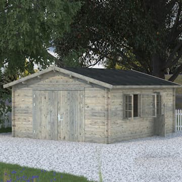 Garage Palmako Roger 23,9 m2 med Takskjutport