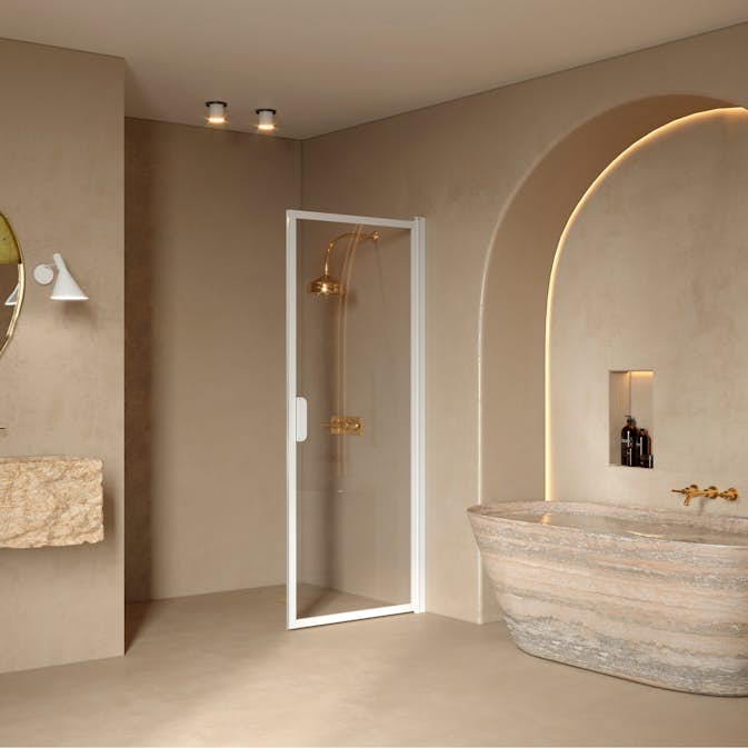 Duschdörr Hietakari Bläk 732 New York Vändbar