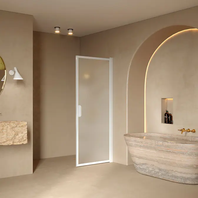 Duschdörr Hietakari Bläk 732 New York Vändbar