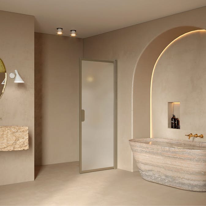 Duschdörr Hietakari Bläk 732 New York Vändbar