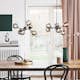 Taklampa Halo Design Atom Chandelier 6L G9