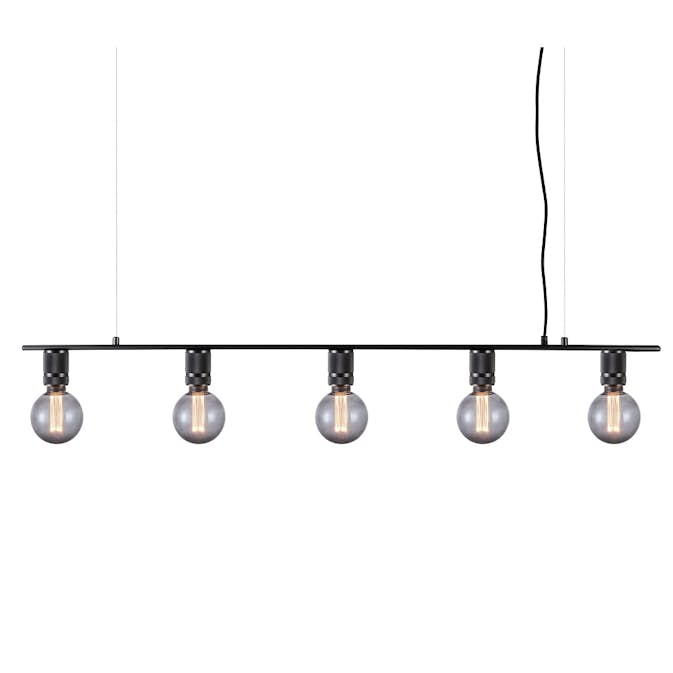 Taklampa Halo Design 5L E27 Svart