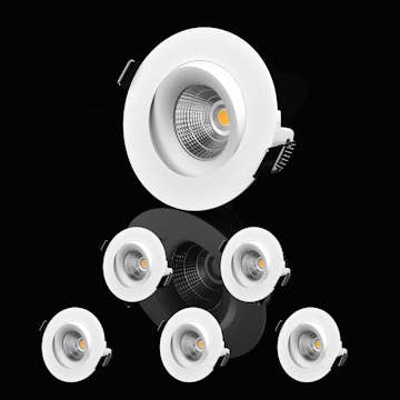 Downlight Designlight G6 Star Tilt 7W 6-p