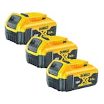 Batteripaket DeWalt DCB184P3 18V XR 3x5 Ah