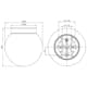 Vägg-/Taklampa Ifö Electric Classic Glob 300 Opal IP44 E27