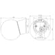Vägglampa Ifö Electric Classic Glob Blank Sned IP54 LED