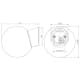 Vägglampa Ifö Electric Classic Glob Matt Sned IP54 LED