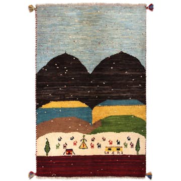 Persisk Matta D-sign Gabbeh Shiraz 750603