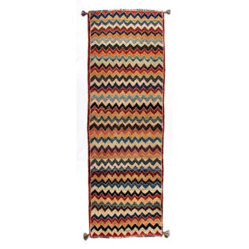 Persisk Matta Arkiio Gabbeh Shiraz Flerfärgad 74x231