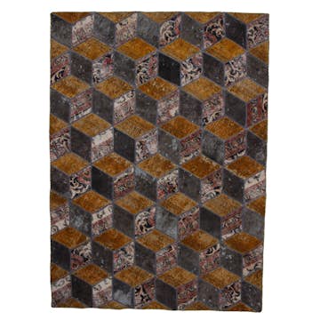 Persisk Patchworkmatta D-sign Handknuten 750758