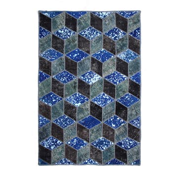 Persisk Patchworkmatta D-sign Handknuten 750759