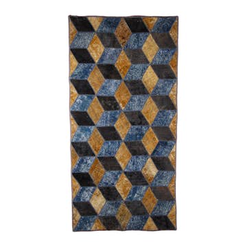 Persisk Patchworkmatta D-sign Handknuten 750781