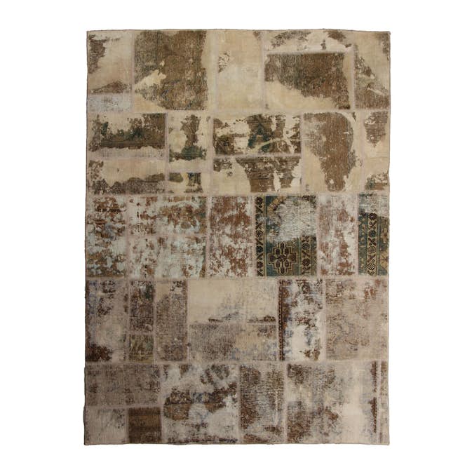 Persisk Patchworkmatta D-sign Handknuten 750784