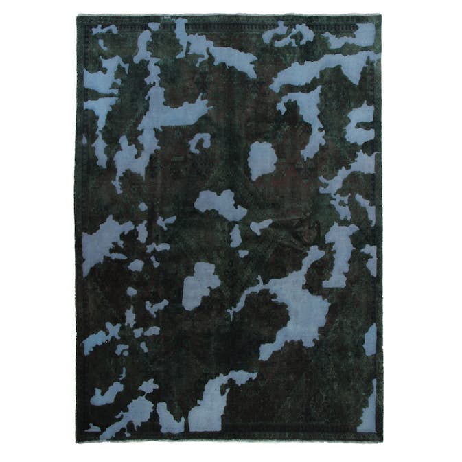 Persisk Vintagematta D-sign Handknuten 750799