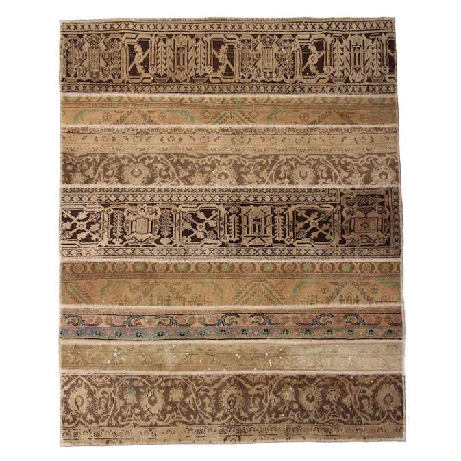 Persisk Patchworkmatta D-sign Handknuten 750849