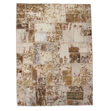 Persisk Patchworkmatta D-sign Handknuten 750852