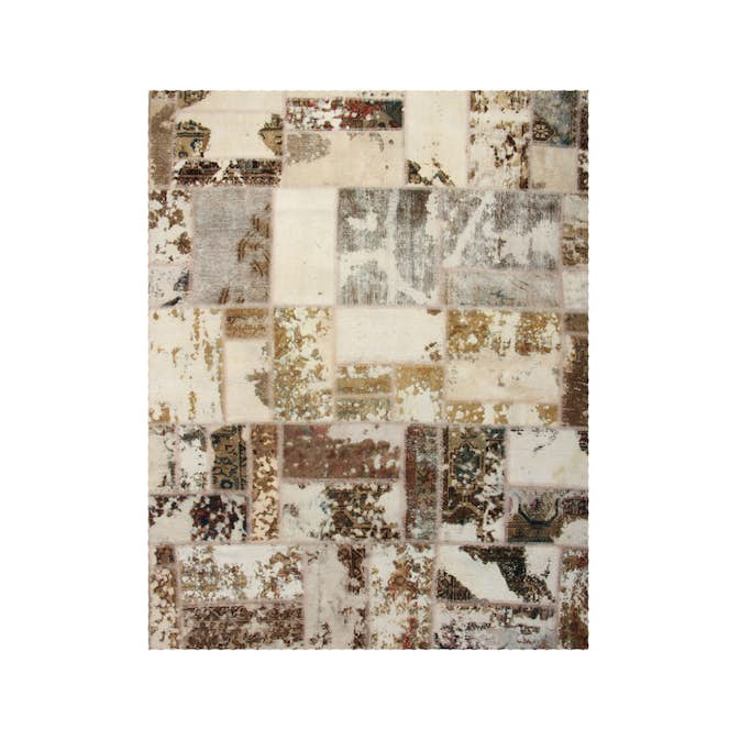 Persisk Patchworkmatta D-sign Handknuten 750879