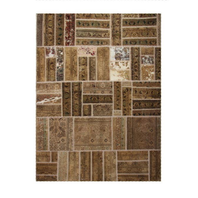 Persisk Patchworkmatta D-sign Handknuten 750903