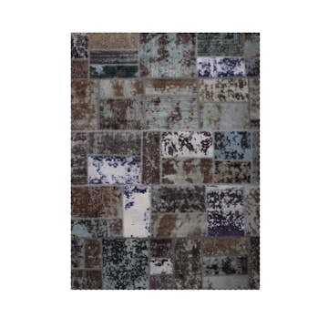 Persisk Patchworkmatta D-sign Handknuten 750906