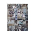 Persisk Patchworkmatta D-sign Handknuten 750910