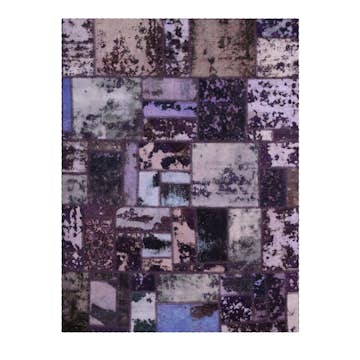 Persisk Patchworkmatta D-sign Handknuten 750915