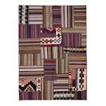 Persisk Patchworkmatta Arkiio Shiraz/Azerbajdzjan Flerfärgad 145x202