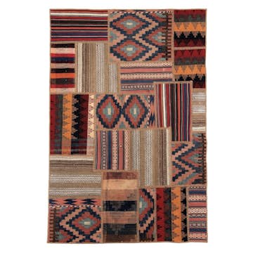 Persisk Patchworkmatta Arkiio Shiraz/Azerbajdzjan 102x151