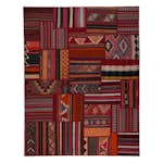 Persisk Patchworkmatta Arkiio Kelim Shiraz/Azerbajdzjan 156x204