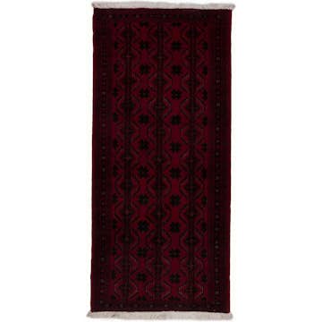 Persisk Matta Arkiio Beluch Röd/Svart 99x215