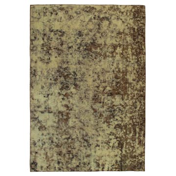 Persisk Matta Arkiio Tabriz Vintage Guld/Brun 149x217