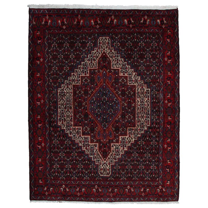 Handvävd Matta Arkiio Persisk Enkelvävd Senneh 124x156