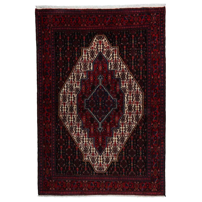 Persisk Matta Arkiio Senneh Exklusiv Enkelvävd 130x179