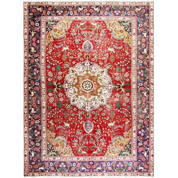 Persisk Matta Arkiio Tabriz Vintage Original 249x336