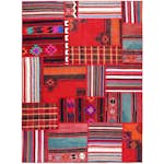 Persisk Patchworkmatta Arkiio Flerfärgad 153x206