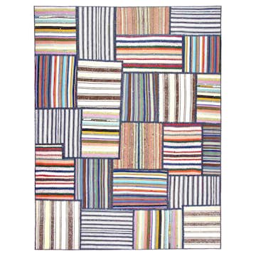 Persisk Patchworkmatta Arkiio Flerfärgad 154x203