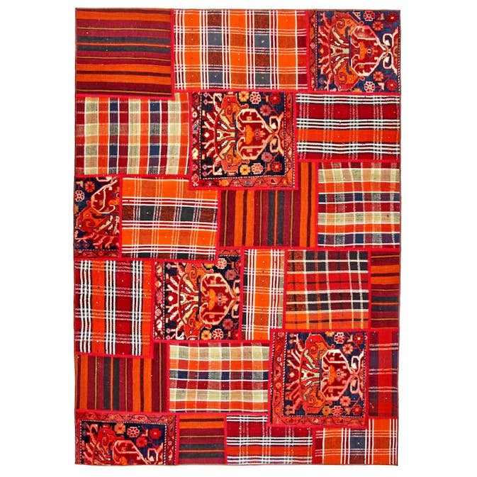 Persisk Patchworkmatta Arkiio Flerfärgad 165x234